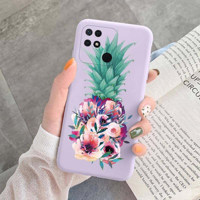 Für Redmi 10C 10 C 10A Hülle Funda Vintage Blumen Blätter Schutzhülle Weiche Capa Für Xiaomi Redmi 10C 13C 14C Bumper Case