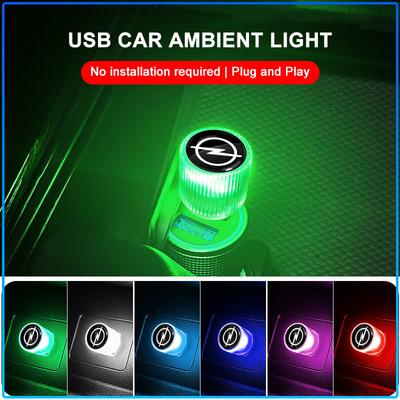 For Astra H G Corsa Insignia Astra Antara Meriva Zafira Interior Car Interior Styling USB Atmosphere Light Portable Mini LED Party Lamp