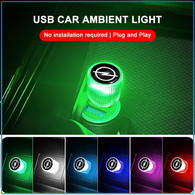 For Opel Astra H G Corsa Insignia Astra Antara Meriva Zafira Interior Car Interior Styling USB Atmosphere Light Portable Mini LED Party Lamp