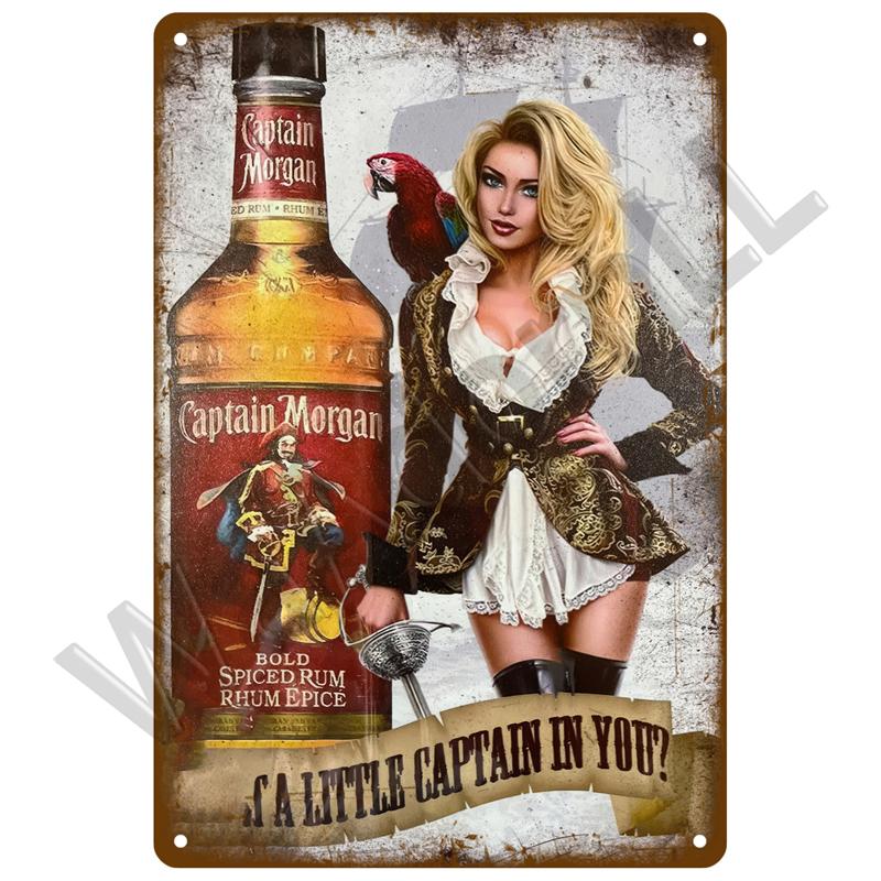 Whiskey Plaque Vintage Tin Sign Brand Home Drink Beer Wine Metal Sign Poster Wall Decor For Bar Pub Man Cave Decorative Plate