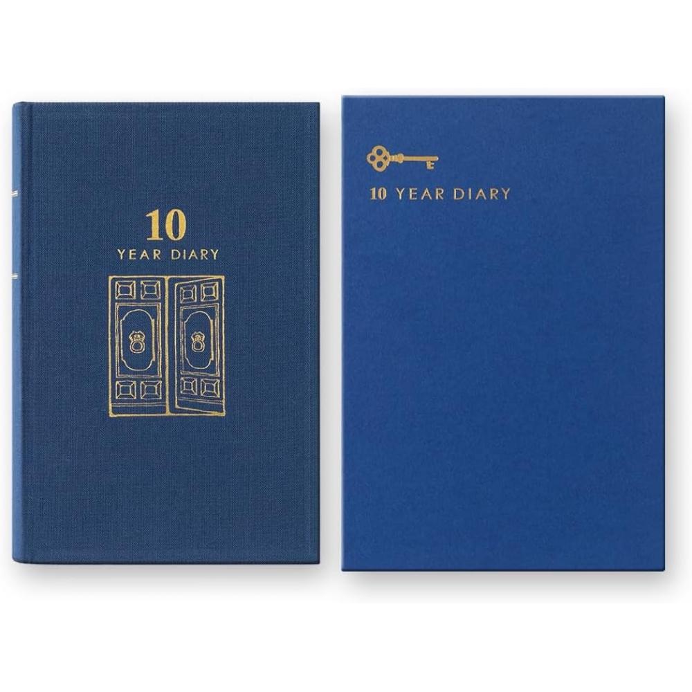 Midori  Midori  Designphil Midori  Midori  Diary 10 Year Continuous Door Navy Blue 12397006 Navy