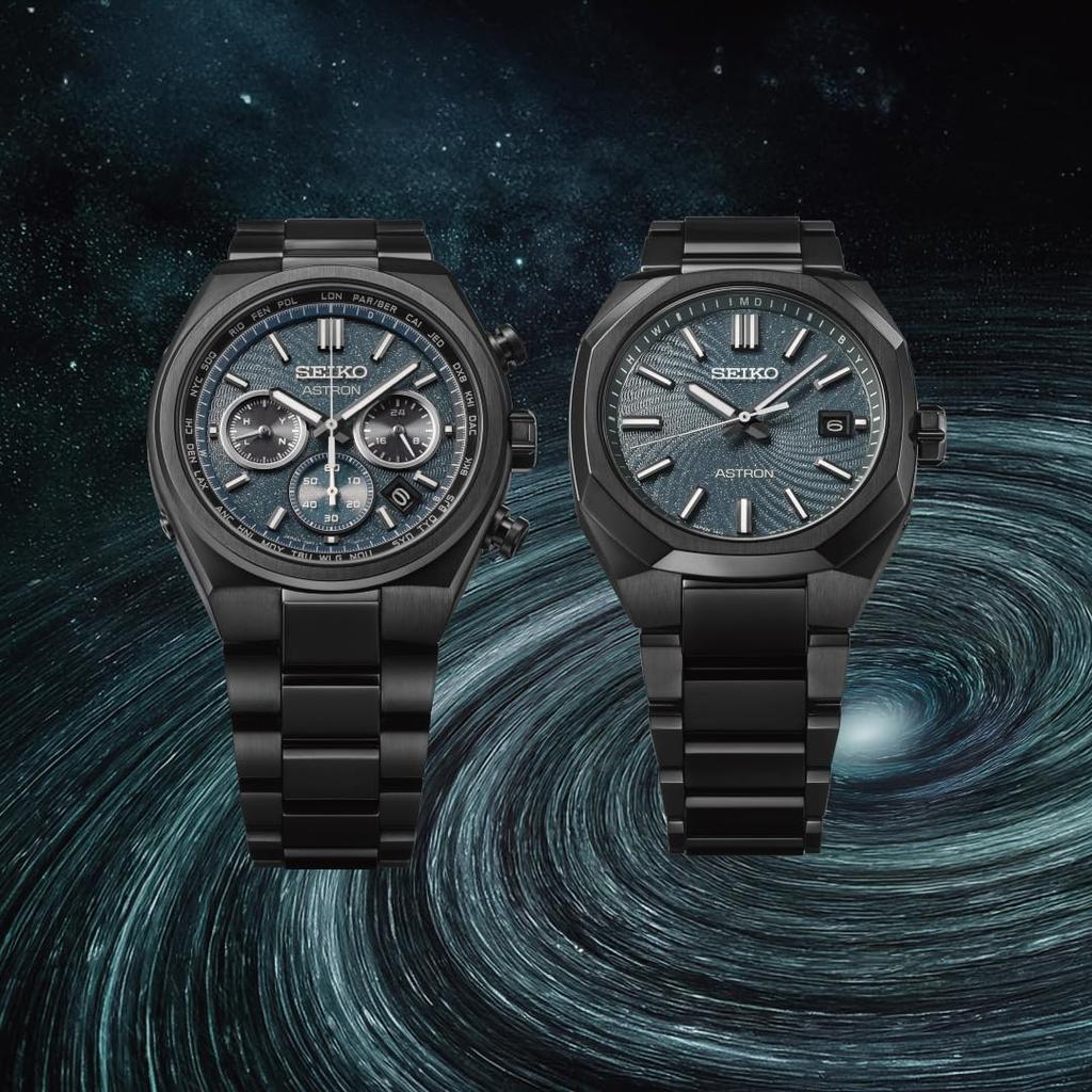 Seiko Astron SBXY107 Men's Solar Radio Wave Correction Date Calendar Titanium Watch Starry Sky 2026 Limited Edition Dark Turquoise Dial