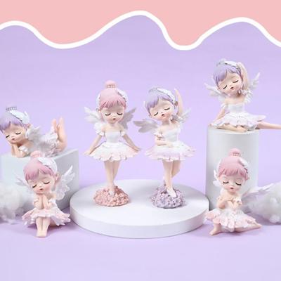 Kreslený balet dívka Pryskyřice Ornament Tančící dívka Panenka Dort na svatbu Téma narozeninové párty