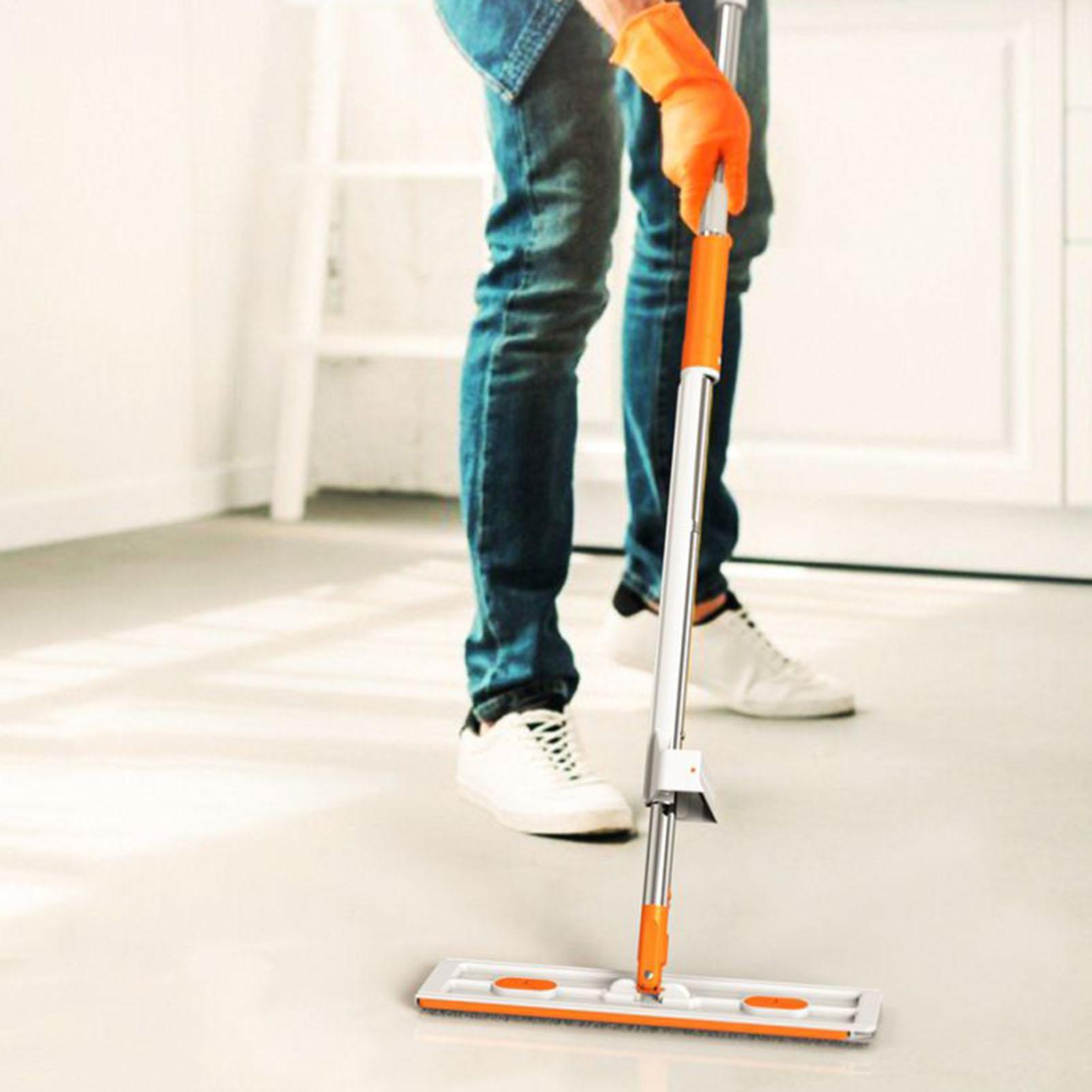 

Flat Mops For Floor Cleaning Wet Dry Mop Telescopic Handle Quick Cleaning Tool For Hardwood Laminate Kitchen Bathroom Apartment CHINA