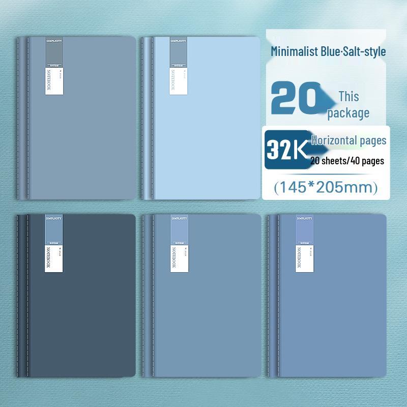 2024 Stylish A5 Homework Notebooks for Elementary to High School Students
