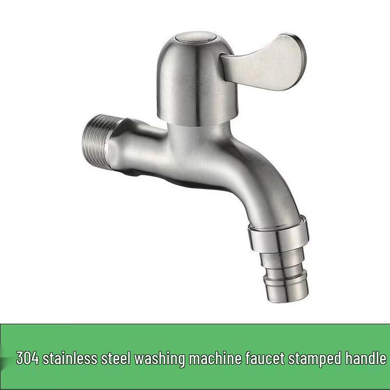Stainless Steel Dual-Use Washing Machine Faucet