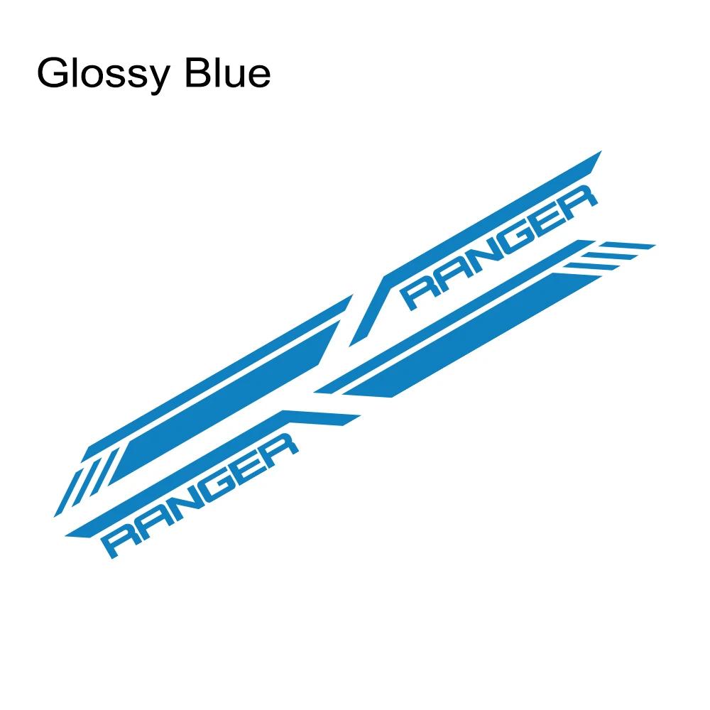 Pickup Side Sticker For Ford Ranger Raptor T6 XLT T8 T7 Car Stripes Style Decor Decal Truck Vinyl Cover Auto Tuning Accessories