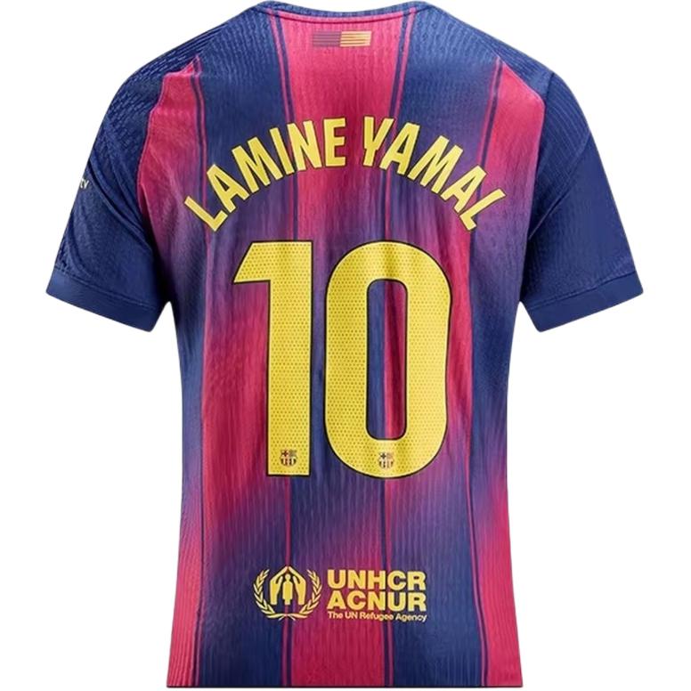 Nike FC Dri-Fit Barcellona Club 25-26 Casa Edizione Giocatore Comoda Elegante Maglia da Calcio a Maniche Corte Pullover Unisex Tops HJ4544-456