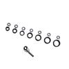 Fishing Rod Guide Rings Fishing Rod Guides Tip Fishing Rod Guides Set Tip Repair Set Rod Repair Set Fishing Accessory