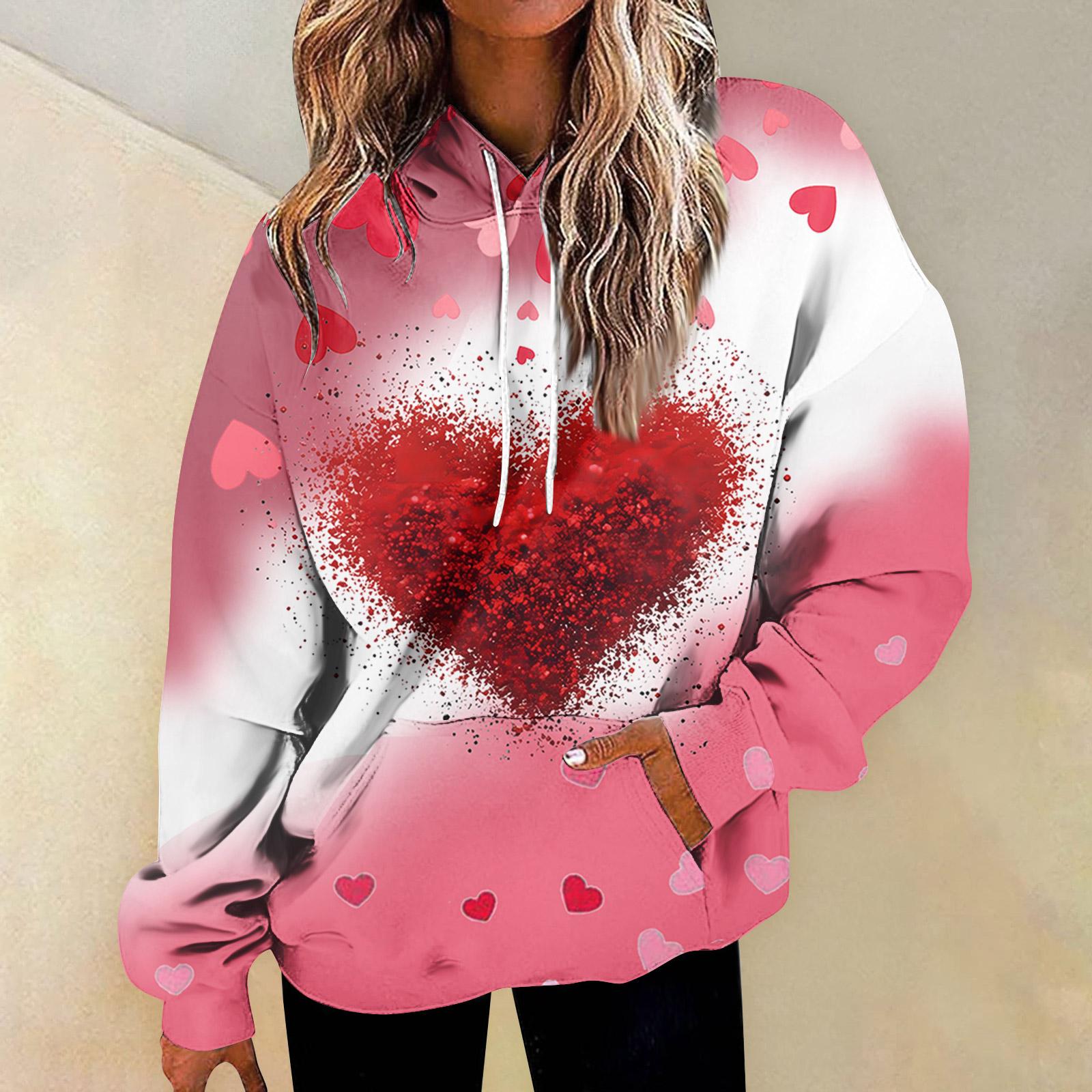 

Женская мода Повседневные Универсальные Повседневные толстовки с круглым вырезом Графика Повседневные с длинным рукавом Градиент Лоскутная верхняя одежда с принтом Толстовки XL винный