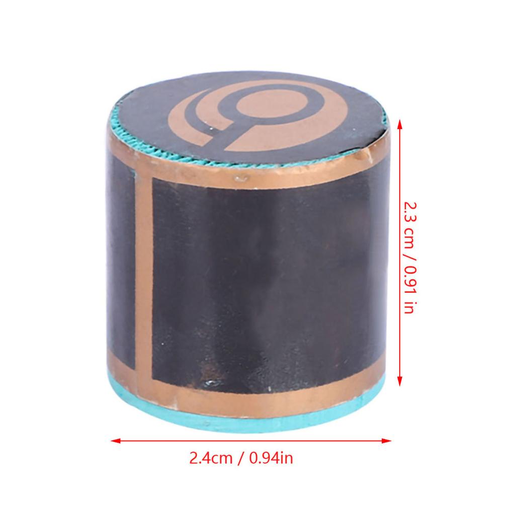 2pcs No Slip Cue Tip Chalk Billiard Pool Cue Dry Chalk Accessory for Snooker Pool (Green)