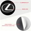 AABFW1 4Pcs 3D Car Wheel Hub Center Metal Decals Sticker Accessories For Lexus Fsport RX330 ES300h RX350 IS300h NX300h NX IS250 Ct200h