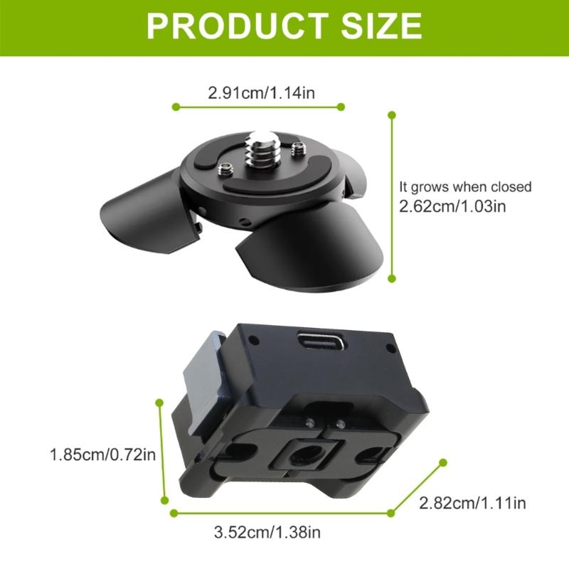 Camera Positioning Base Mini Tripod Kit Easy Installation For Pocket 3 Cameras Mount Enhances Stability