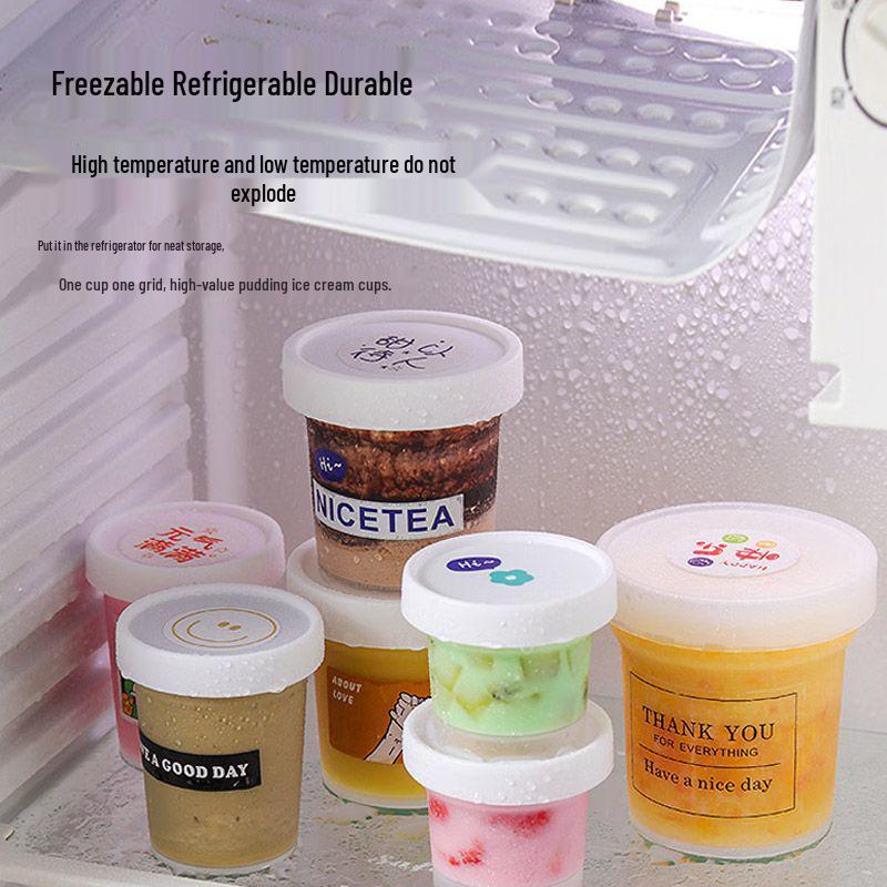 Food-grade Large Cold Brew Yogurt & Jelly Cup with Pudding and Ice Cream Discount