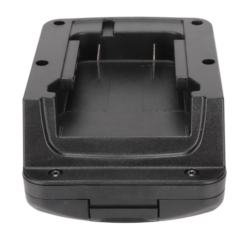 Elektrowerkzeug-Akku-Konverter, stoßfest, schwarz, 18 V, Verwendung von ABS-Material, elektrischer Batterieadapter