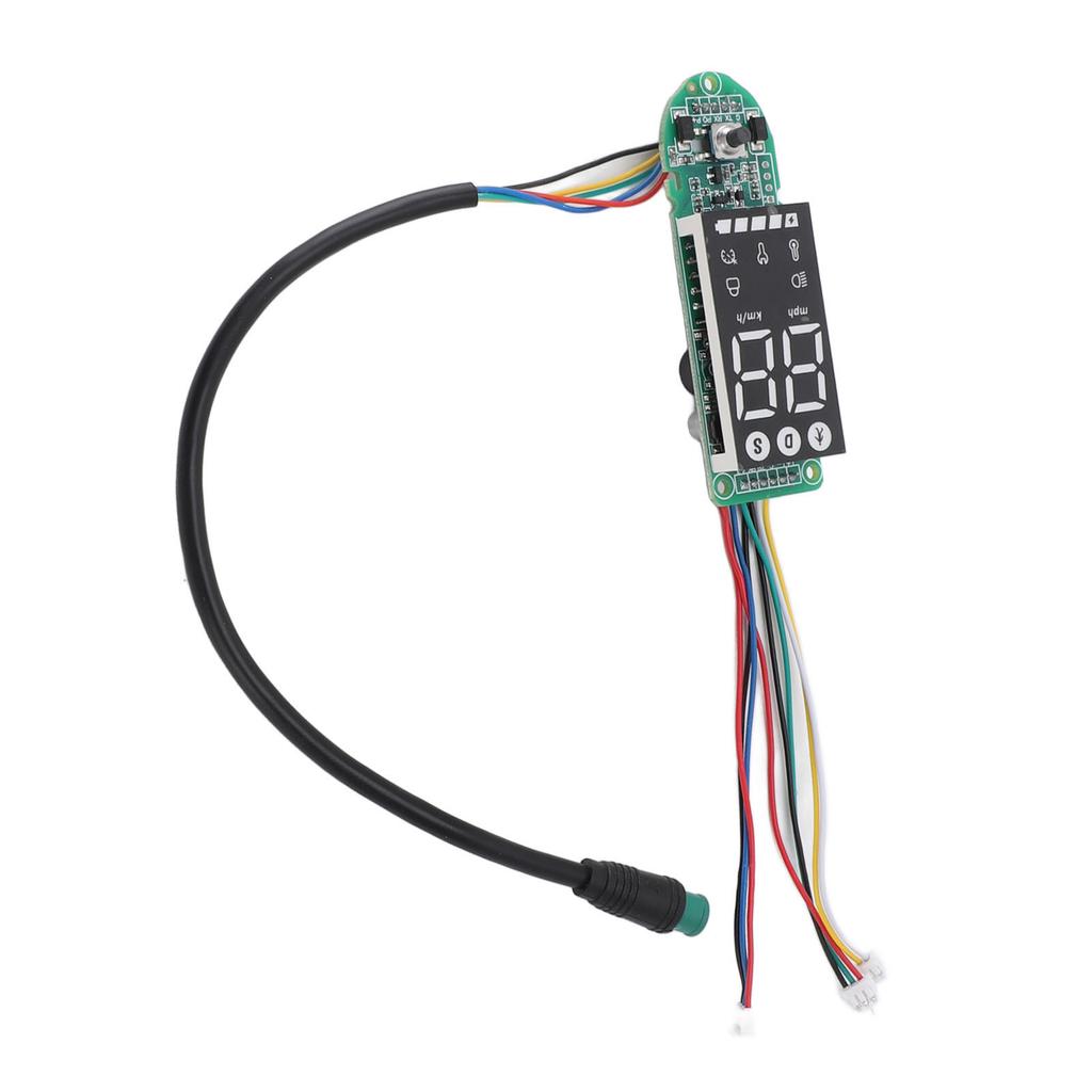 Elektroroller LCD-Display Männlich 6 Pin Wasserdicht 36?60V Farbroller-Anzeigepanel für Modifikationszubehör