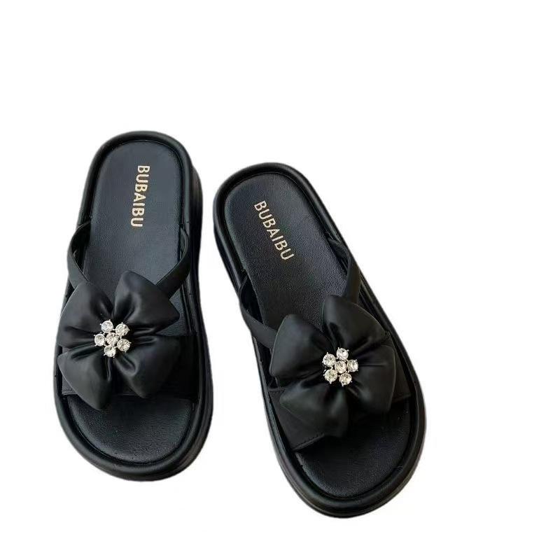 Women's Mid-Heel Floral Summer Sandals - New 2025 Style, Outdoor Casual, Thick Sole, Non-Slip