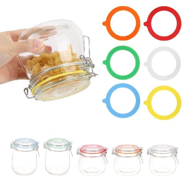 36 Pcs Rubber Seals Rings, Airtight Silicone Replacement Gasket, Leakproof Sealing Rings for 3.75 Inches Glass Mason Jars