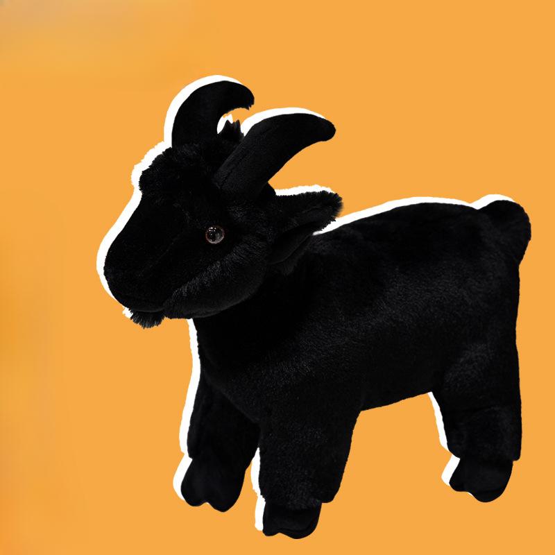 Cute Simulated Goat Doll Little Lamb Doll Alpaca Plush Toy On Bed Pillow Children's Birthday Gift for Women