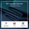 MONTAGUT Men's Pure Cotton Long-Sleeve Lapel Polo Shirt