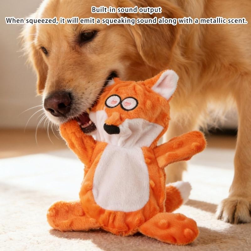 Interaction Tugging Plush Squeaky Toy for Dog Bonding Exercise Energy Burning and Stress Reduction During Playtimes