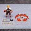 Figma Anime Action Figure Set - Zenitsu Agatsuma Kamado Tanjiro Nezuko & Kyojuro Rengoku Collectible Models with Moveable Joints