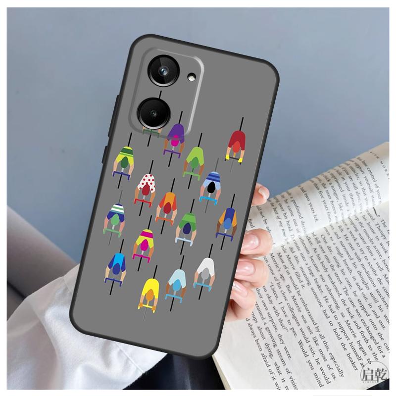 MTB Mountain Bike Cycling Bicycle For Realme GT5 GT Neo 5 9 10 11 12 Pro Plus C30 C31 C33 C35 C25s C21Y C51 C53 C55 C67 Case