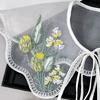 Embroidered Flower Blouse Collar Faux Collar Shirt False Collar Dress Decorative Collar Shawl Wrap Women Clothing Decors