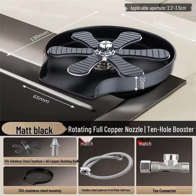 304 Stainless Steel High-Pressure Rotary Cup Rinser