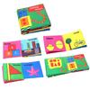 Baby Soft Cloth Book 0-36 Month Montessori Early Educational Toys for Kids Fruits Animal Numbers Food Cognitive Book for Toddler