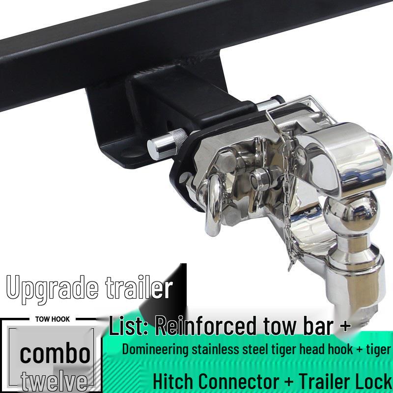 Leapmotor C11 Tow Bar: Modified Tow Hook for Off-Road, RV, and American Square Mount Trailers