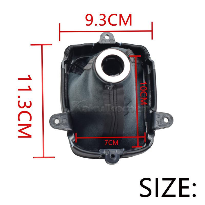 Manual 5/6 Speed Auto Black Leather Car Gear Shift Lever Knob Stick Head Handball For HONDA ACCORD VIII 8 MK8 2008 2009-2014