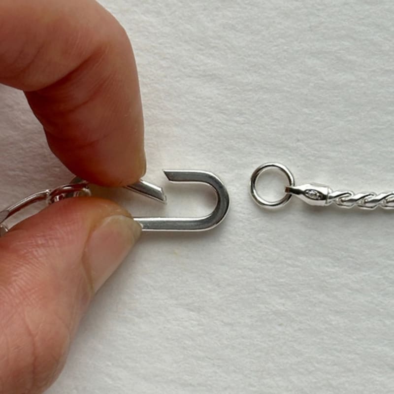 Warmrecord Silver925 3Way Easy Bold Necklace_N055