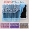 Embroidered Lace TV Dust Cover Ultra-thin TV Screen Monitor Cloth Fashion LCD TV Protective Cover