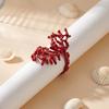 Women Irregular Coral Design Rings Bold Punk Statement Fashion for Night Events