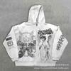 Y2K Hip Hop Letter 3D Printed Hoodie Unisex Oversized Streetwear Sweatshirt