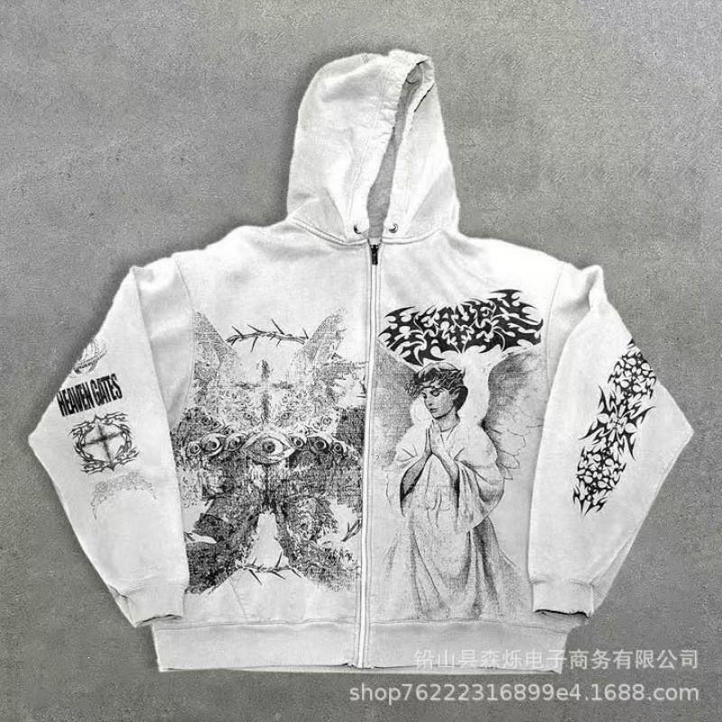 Y2K Hip Hop Letter 3D Printed Hoodie Unisex Oversized Streetwear Sweatshirt