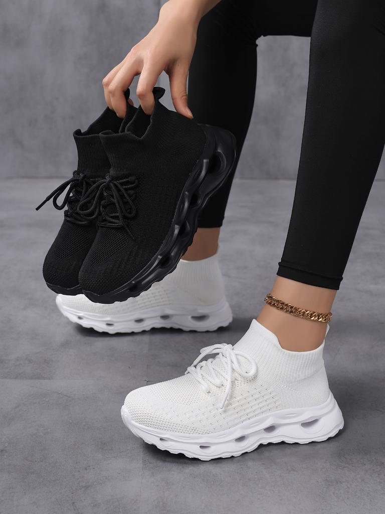 Women's Fashion Sneakers - Cushioned Comfort Casual Shoes