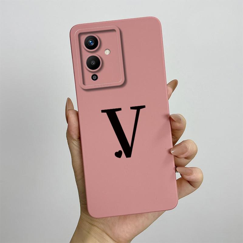 Hülle für Infinix Note 12 Pro 5G X671B Luxus Initialen Quadratisch Flüssigsilikon Handy Weiche Hülle Coque Stoßfeste Rückseite