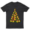 Rubber Ducks Christmas Tree TShirt Unisex Gift Retro Funny Christmas Ducks Graphic Shirt New Year Streetwear Gift Men Clothing