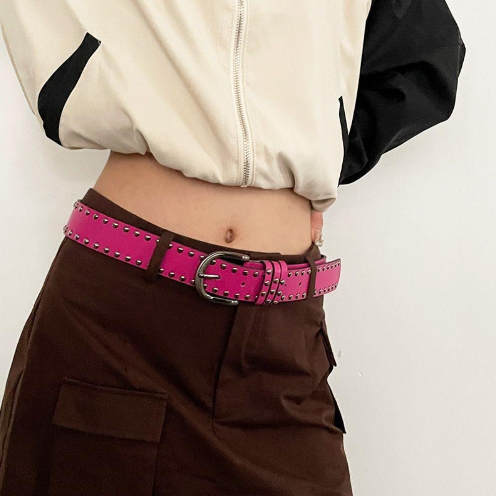 Wide Waistband Rivet Waist Bands for Women Jeans Belt Waist Belt for Women Women