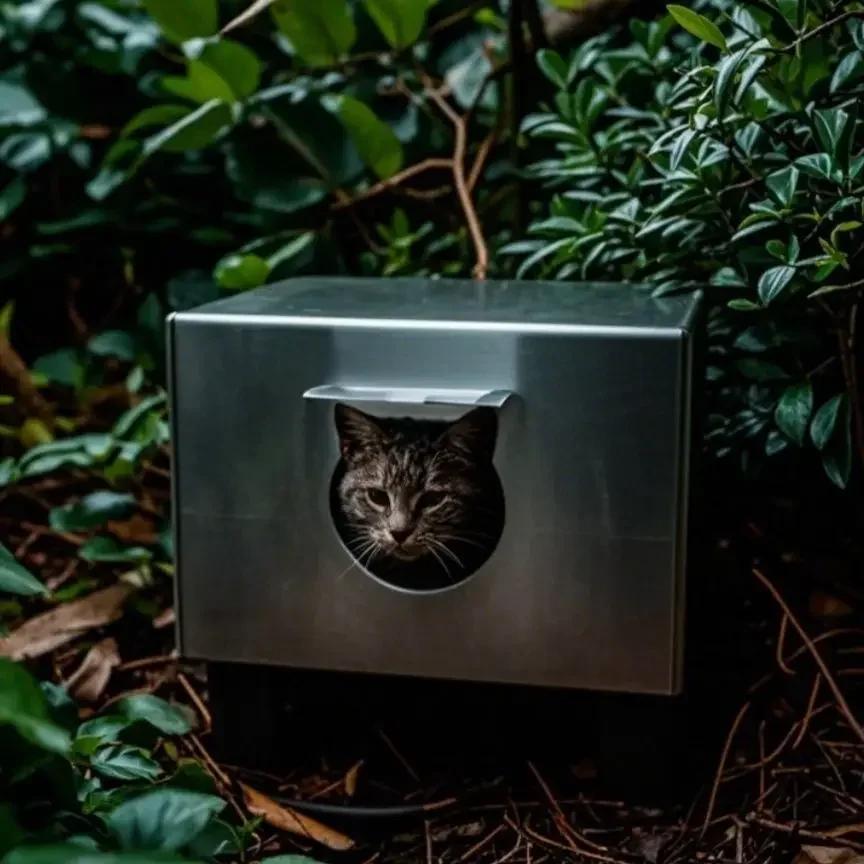 Outdoor Cat House Pet Shelter Waterproof Stray Cats Cold Windproof Scratch-Resistant Four Seasons Tent Dog Nest Warm House