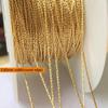 14K Gold Filled Beading Chain Footage Jewelry Snake Chain Making Bracelet Necklace