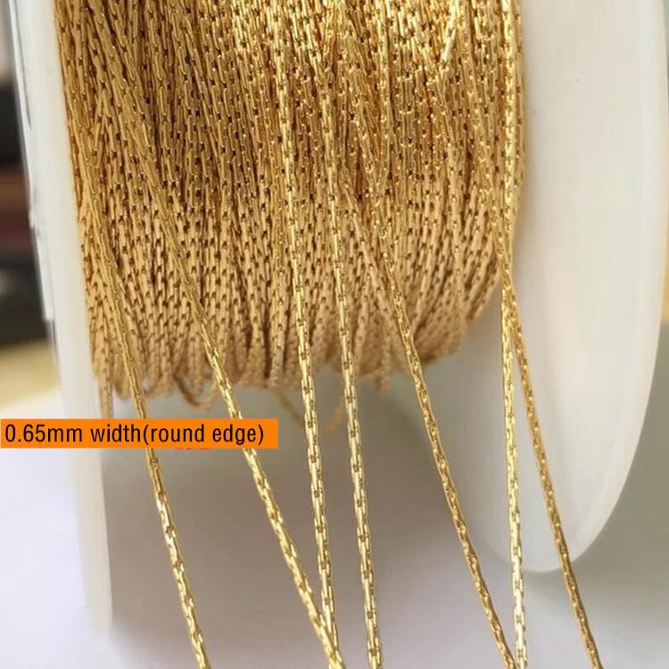 14K Gold Filled Beading Chain Footage Jewelry Snake Chain Making Bracelet Necklace