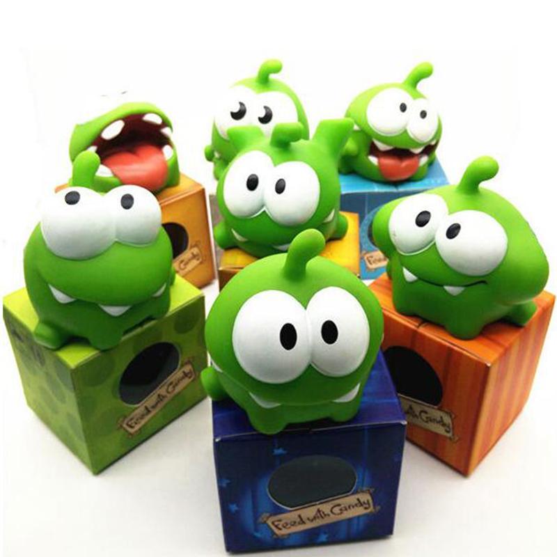 Touwkikker Vinyl Rubberen Spelletjes Pop Om Nom Snoep Slokkend Monster Speelgoed Figuur