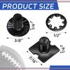 Football Backplate Screws Sports Gear Fasteners Accessories Soccer Backplate Parts For Battle Practice Training Match Gym Court