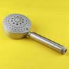 Bathroom Brushed Water-saving Hand Shower Head Stainless Steel 5 Function Hand-held Shower Head Bathroom Shower Accessories