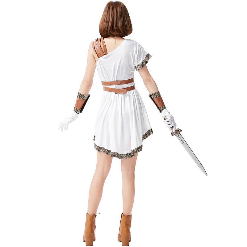 Cosplay Ancient Greek Warrior, Mythical War Wisdom Muse Olympus Guard Warrior, Soldier Costume