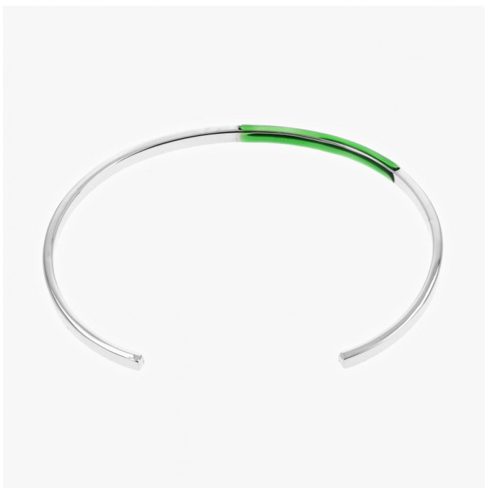 Maison Margiela Sm6uy0082 Sv0310 963 Mm6 Engraving Numbering Logo Cuff 3mm Bracelet