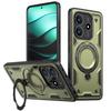 Armor Shockproof Case For Xiaomi Redmi Note 14 4G Global 163.3mm EU 164.8mm 360° Rotating Magnetic Stand TPU Plastic Phone Cover